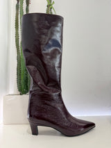 Stivale vernice bordeaux  t.50