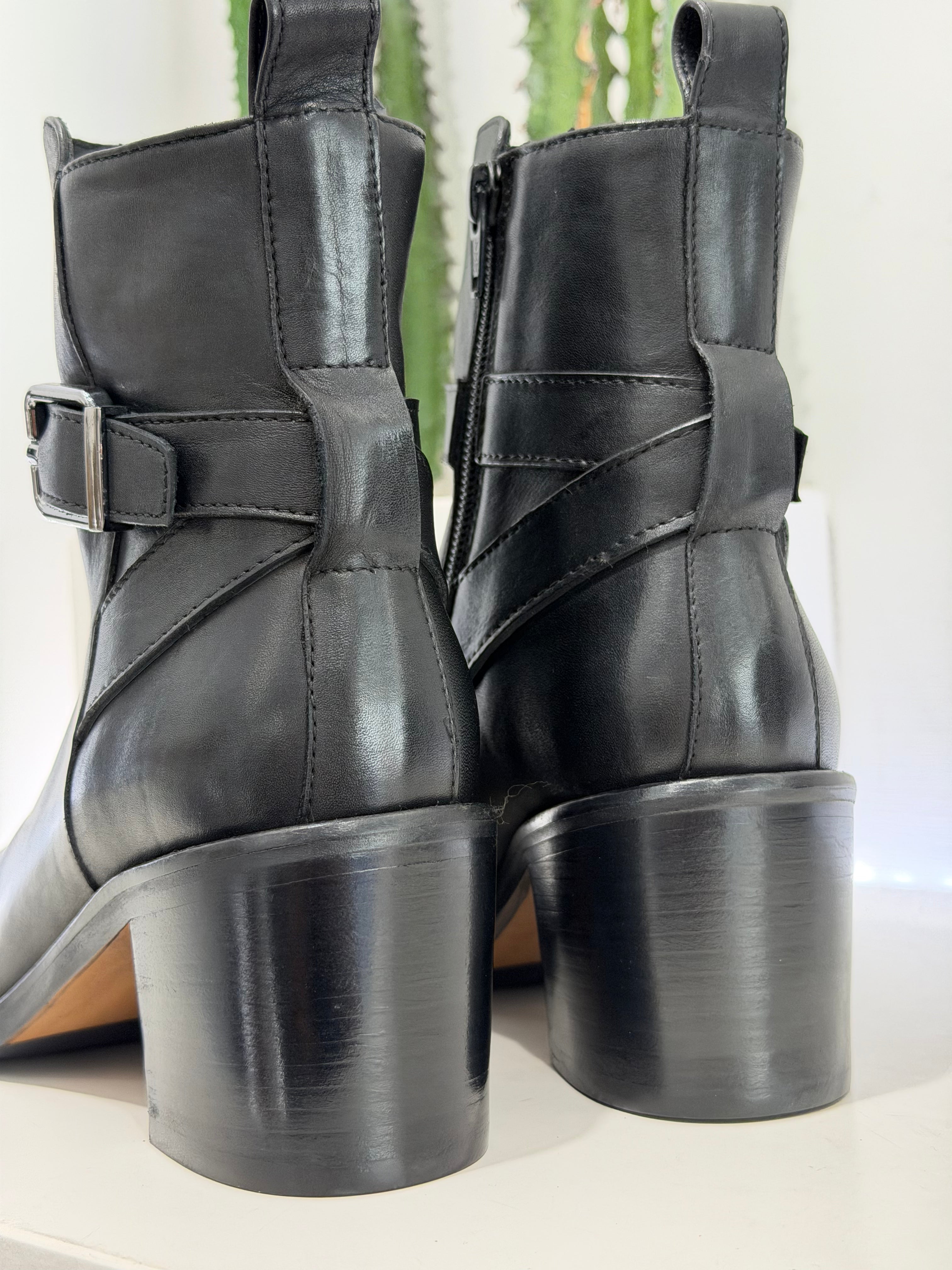 Tronchetto zip vit. nero T.50