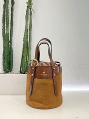 Cuoieria Fiorentina Amber small bucket PONY