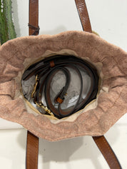 Cuoieria Fiorentina Amber small bucket PONY