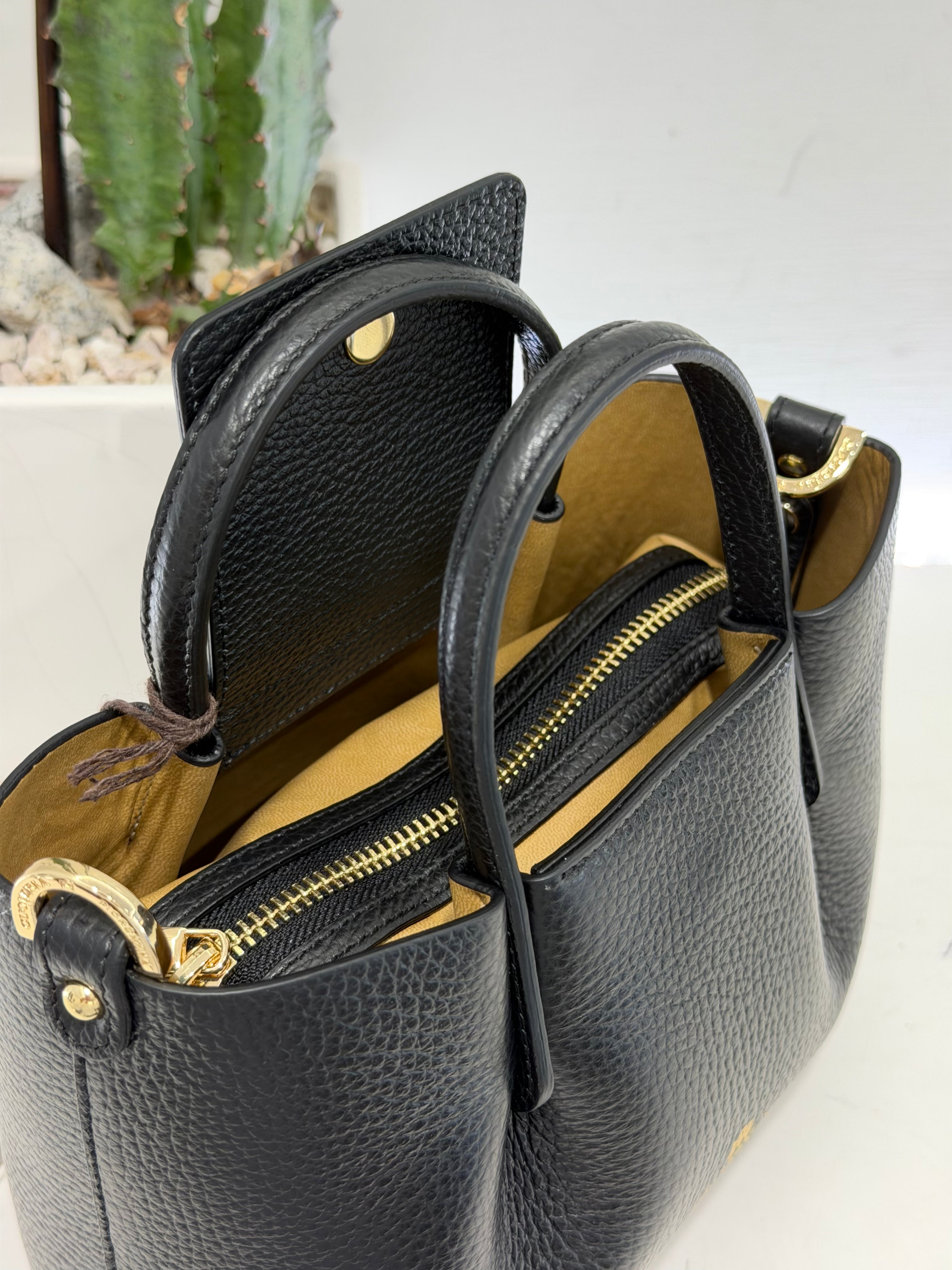 Cuoieria Fiorentina Candy mini tote bag nero