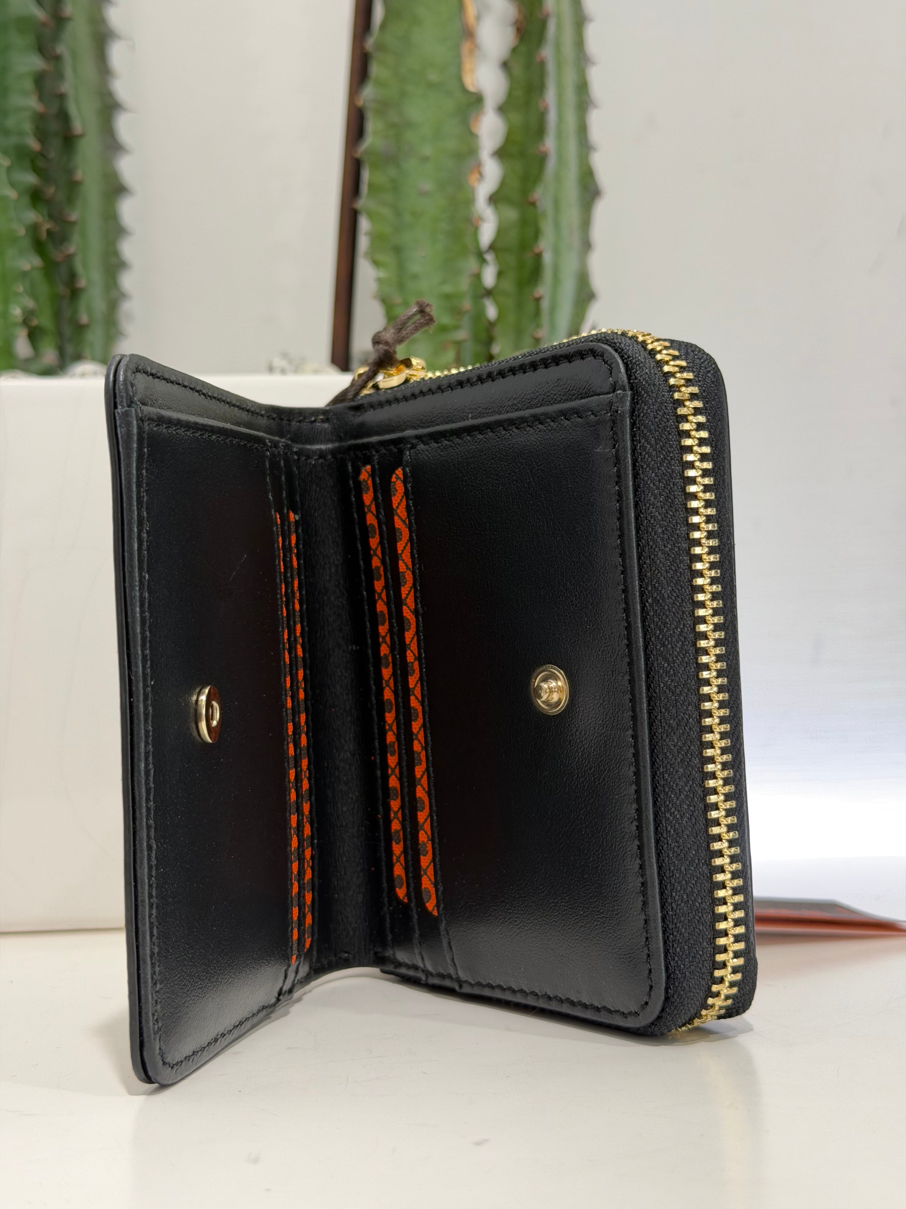 Gherardini Portafoglio ZIP ROUND SMALL MOKA MILLERIGHE