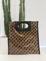 Gherardini borsa PIATTINA MINI GLOSSY TOFFFEE