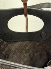 Gherardini borsa DOPPIA PIATTINA GLOSSY TOFFEE
