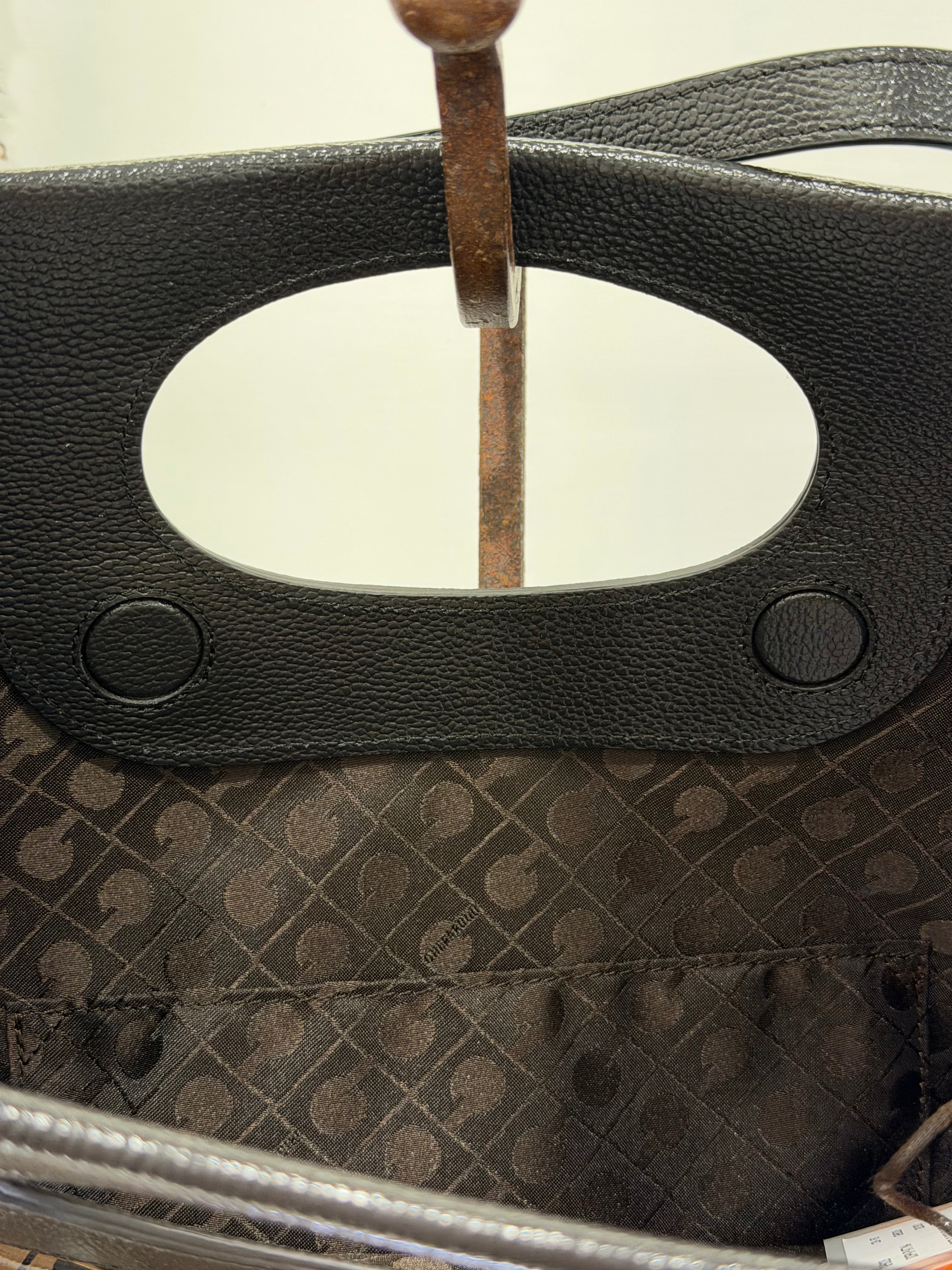 Gherardini borsa DOPPIA PIATTINA GLOSSY TOFFEE