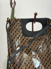 Gherardini borsa DOPPIA PIATTINA GLOSSY TOFFEE