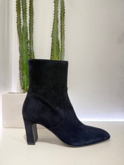 Stivaletto zio suede blu