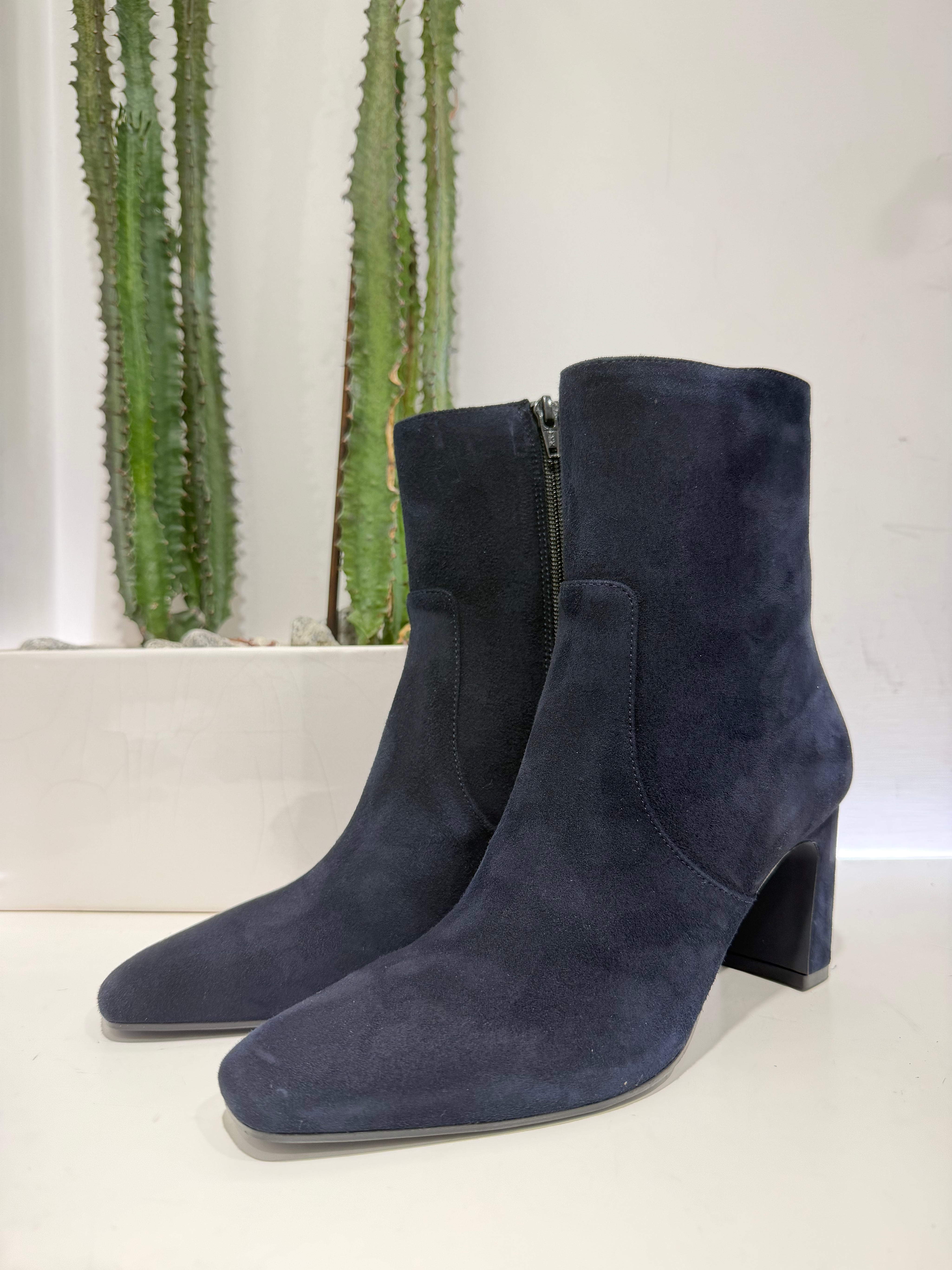 Stivaletto zio suede blu