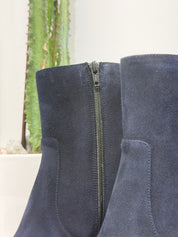Stivaletto zio suede blu