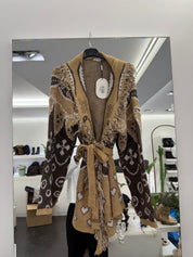 Cardigan CUORI E FRANGE
