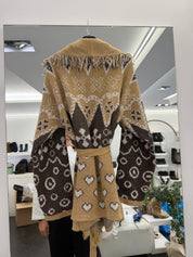 Cardigan CUORI E FRANGE