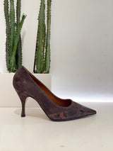 Decolletté suede moro snake t.80