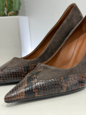 Decolletté suede moro snake t.80