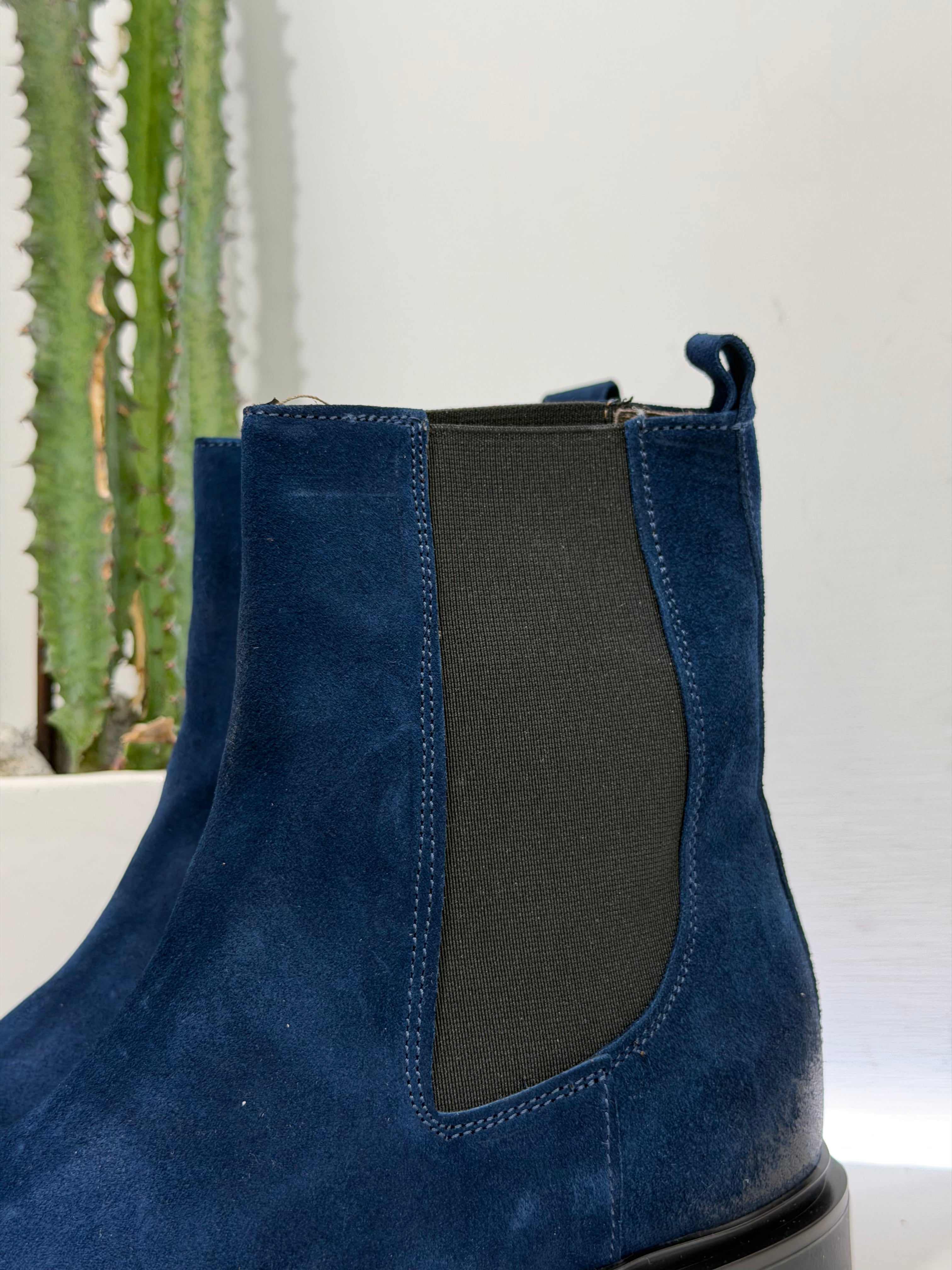ANTICA BOTTEGA beatles suede blu