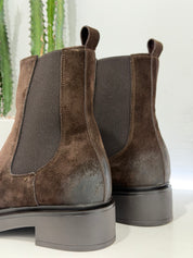 ANTICA BOTTEGA beatles suede moro