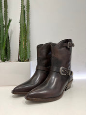 Texano DUE FIBBIE TEX moro t.40