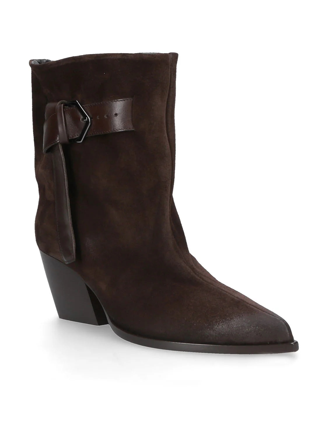Elena Iachi texano suede t.moro con cintura