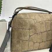 Gianni Chiarini borsa  linea ALIFA COCCO camoscio (formato medio)