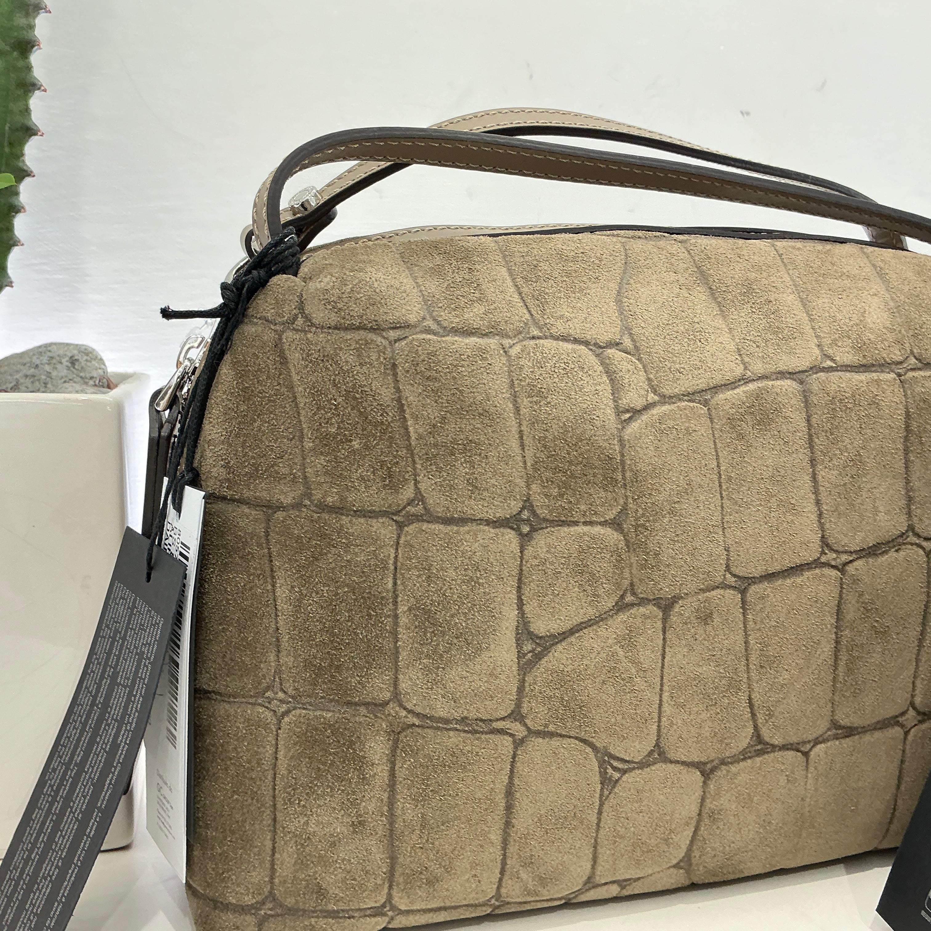 Gianni Chiarini borsa  linea ALIFA COCCO camoscio (formato medio)