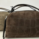 Gianni Chiarini borsa  linea ALIFA COCCO camoscio (formato piccolo)