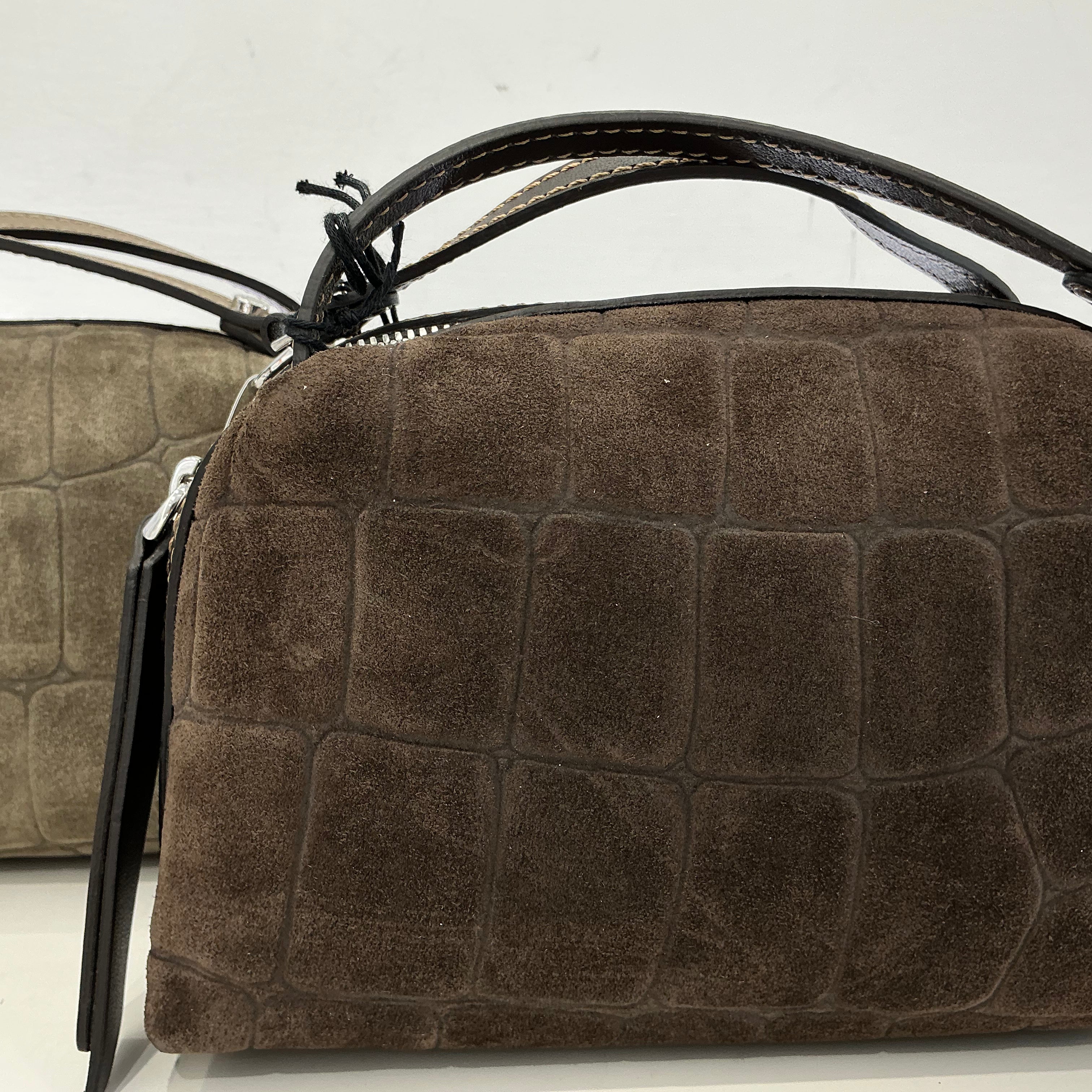 Gianni Chiarini borsa  linea ALIFA COCCO camoscio (formato piccolo)