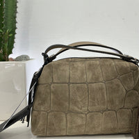 Gianni Chiarini borsa  linea ALIFA COCCO camoscio (formato piccolo)