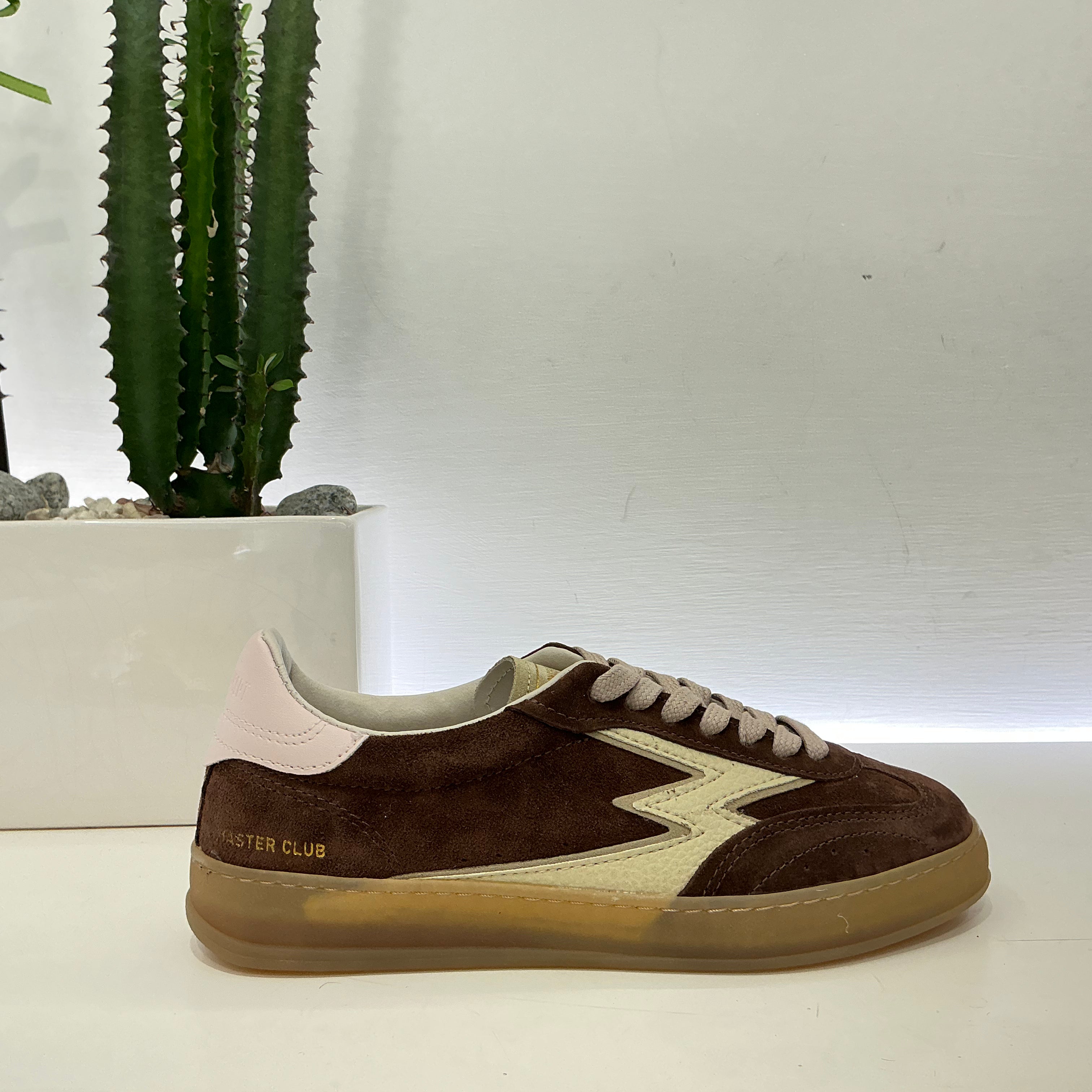Moa sneakers camoscio vino