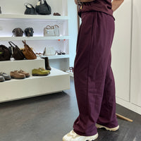 KIKISIX pantalone STELLA color bordeaux