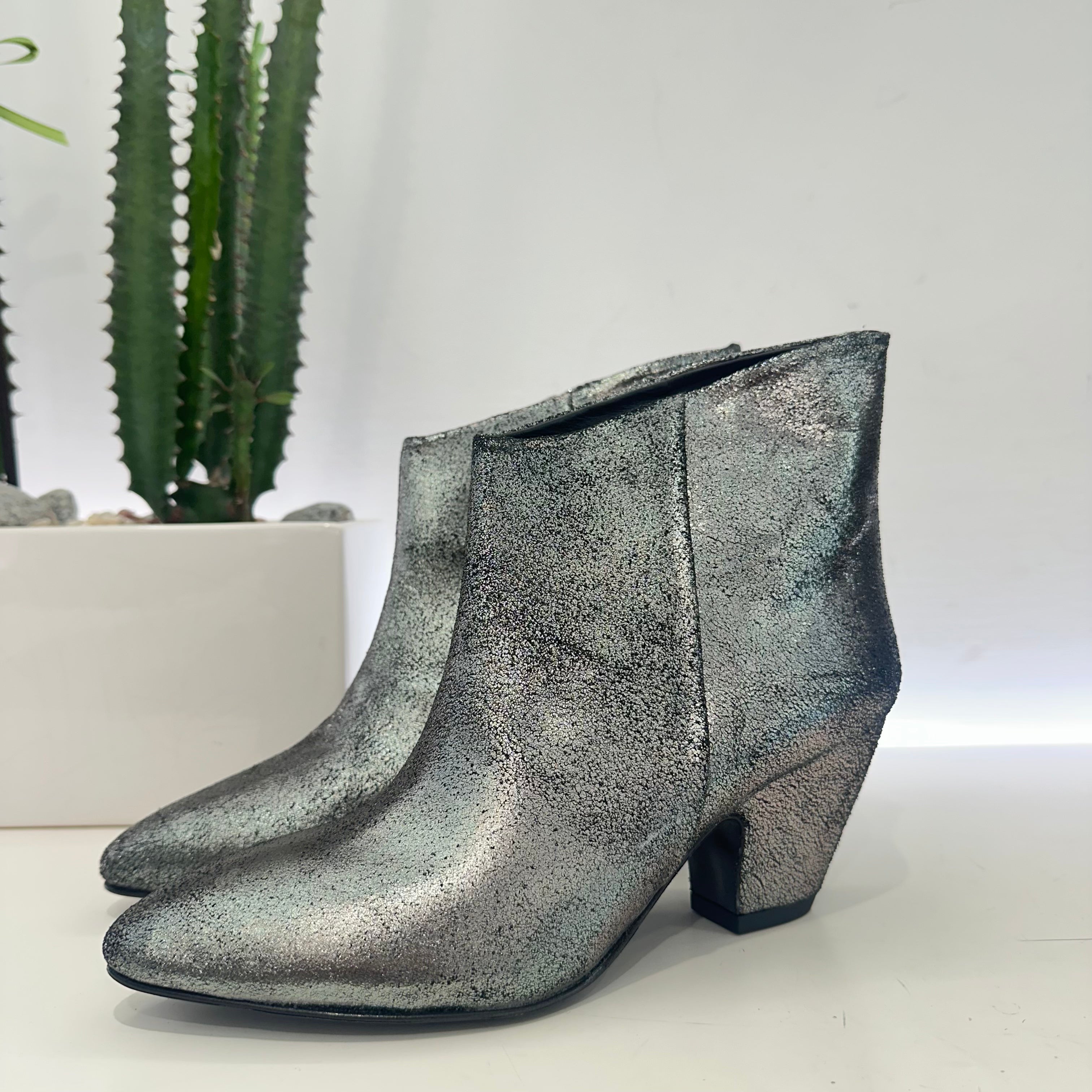 ERNESTO DOLANI stivaletto metallic RITA