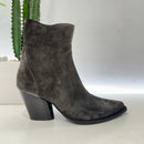 ENJOY stivaletto texano  suede FANGO