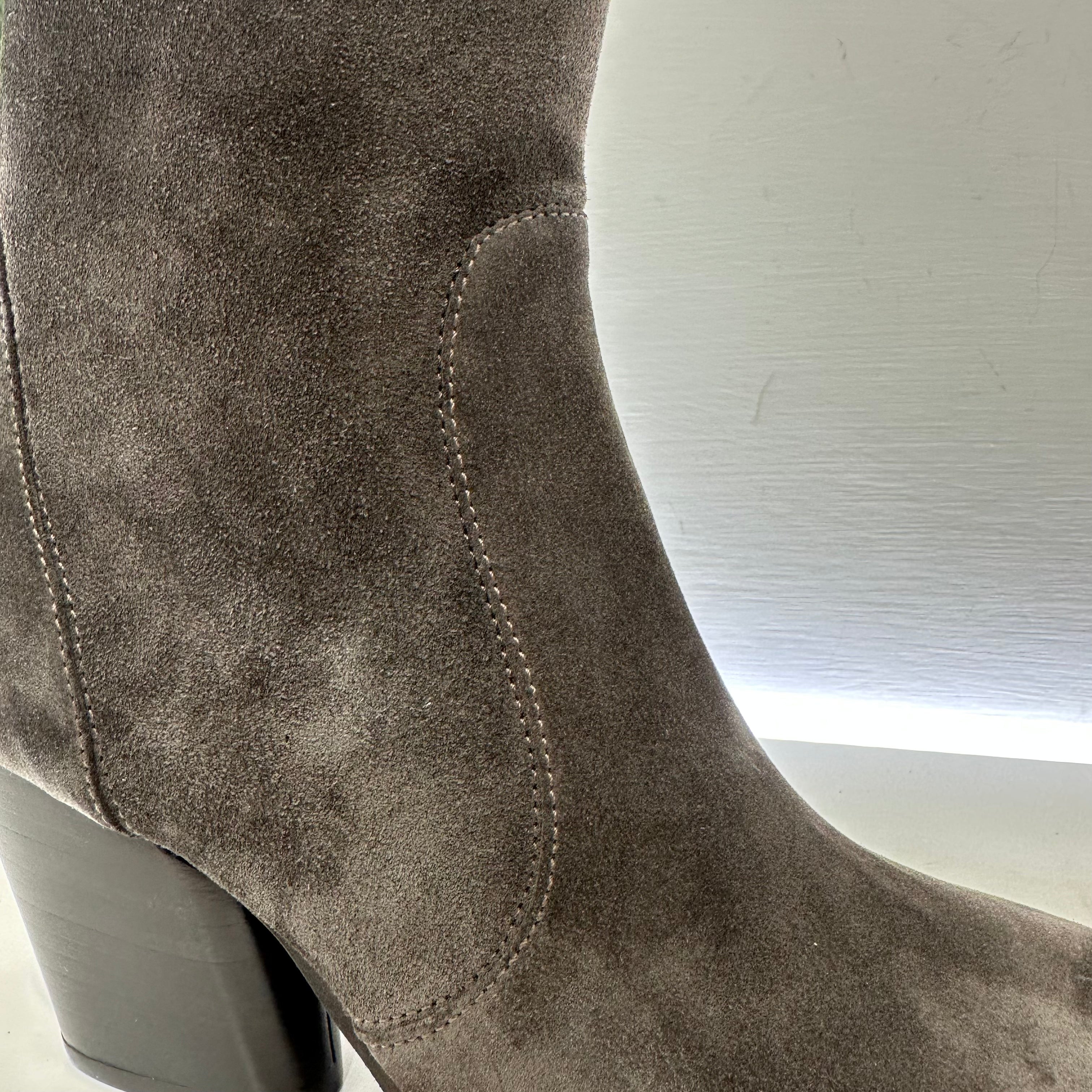 ENJOY stivaletto texano  suede FANGO