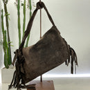 Maxiborsa DORICO CAMILLA t.moro suede con frange