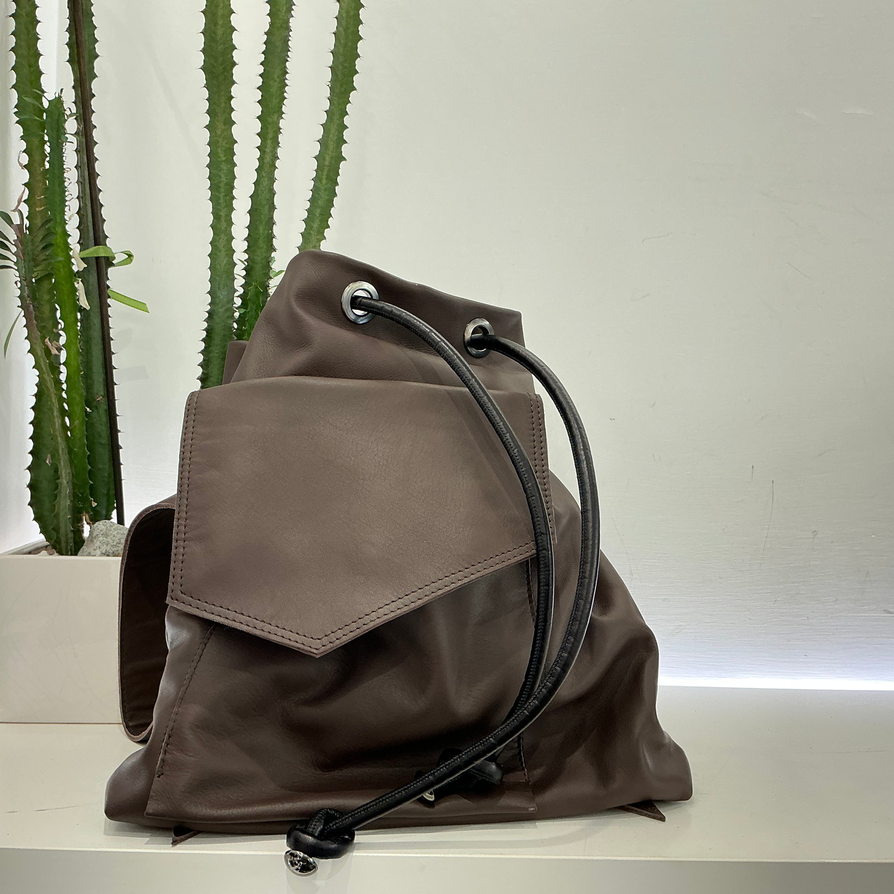 Zaino DORICO EMILY in pelle marrone
