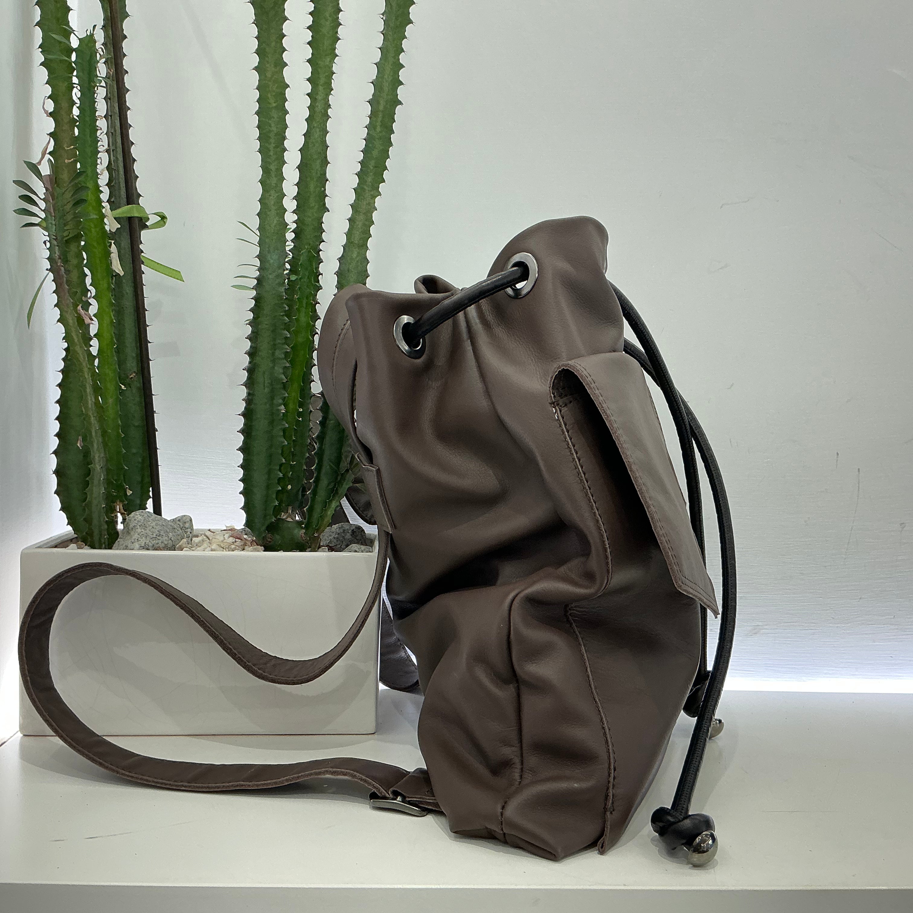 Zaino DORICO EMILY in pelle marrone