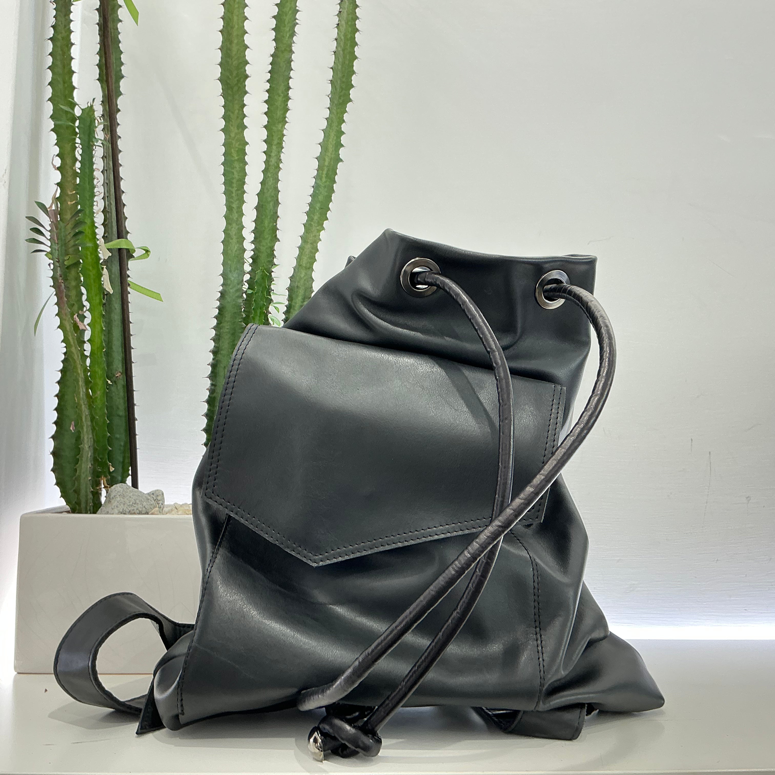 Zaino DORICO EMILY in pelle nero