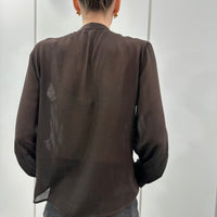 Kikisix camicia REBECCA trasparente volant moro