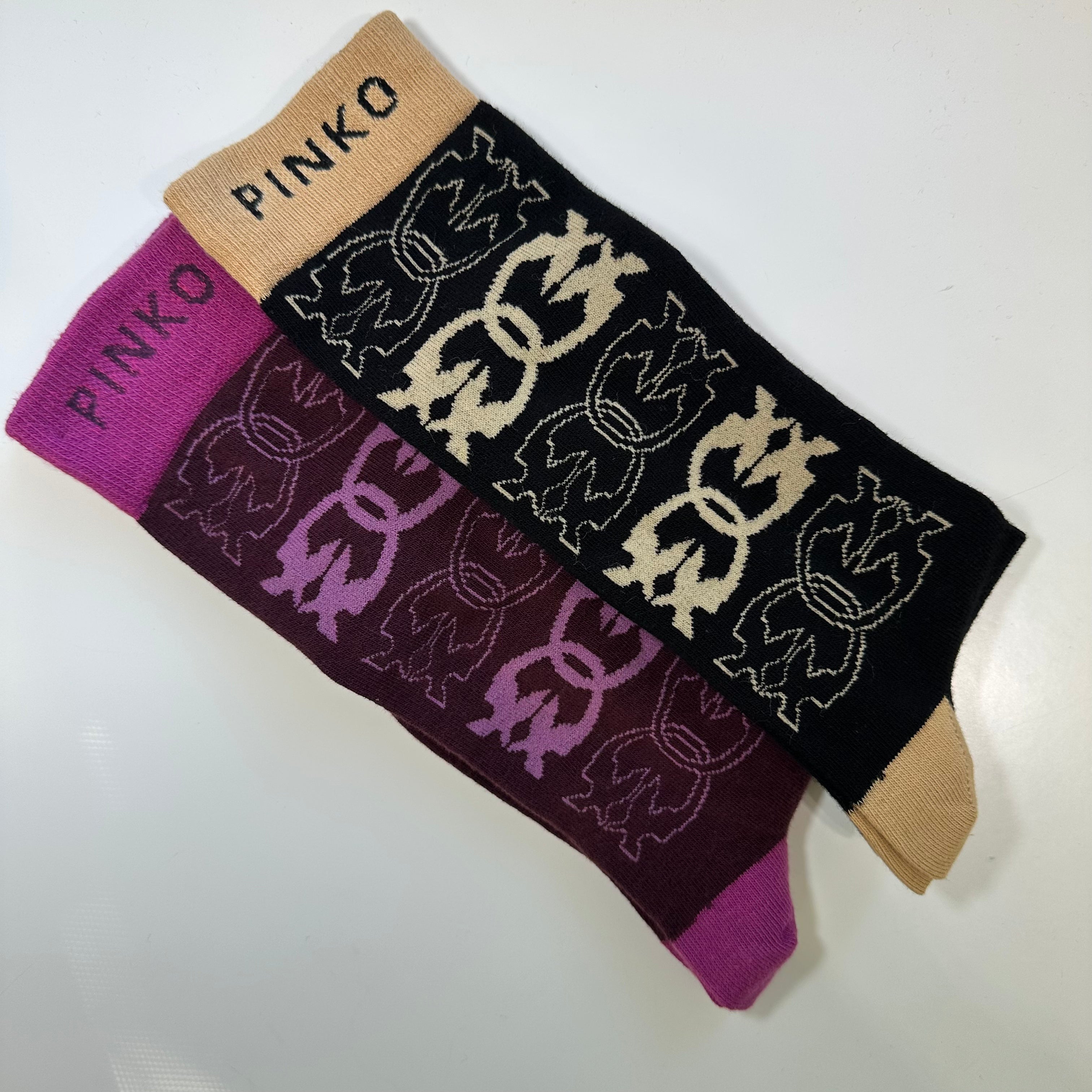Calzini Pinko Logo JACQUARD ALL LOVER