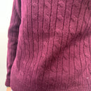 KIKISIX maglione girocollo con trecce