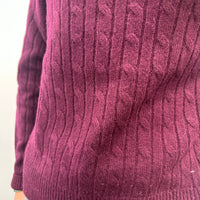 KIKISIX maglione girocollo con trecce