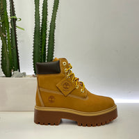 TIMBERLAND Stivaletti Stone Street 6 Inch Lace Up pelle beige