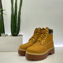 TIMBERLAND Stivaletti Stone Street 6 Inch Lace Up pelle beige