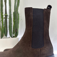 Stivaletto beatles SUEDE  MORO