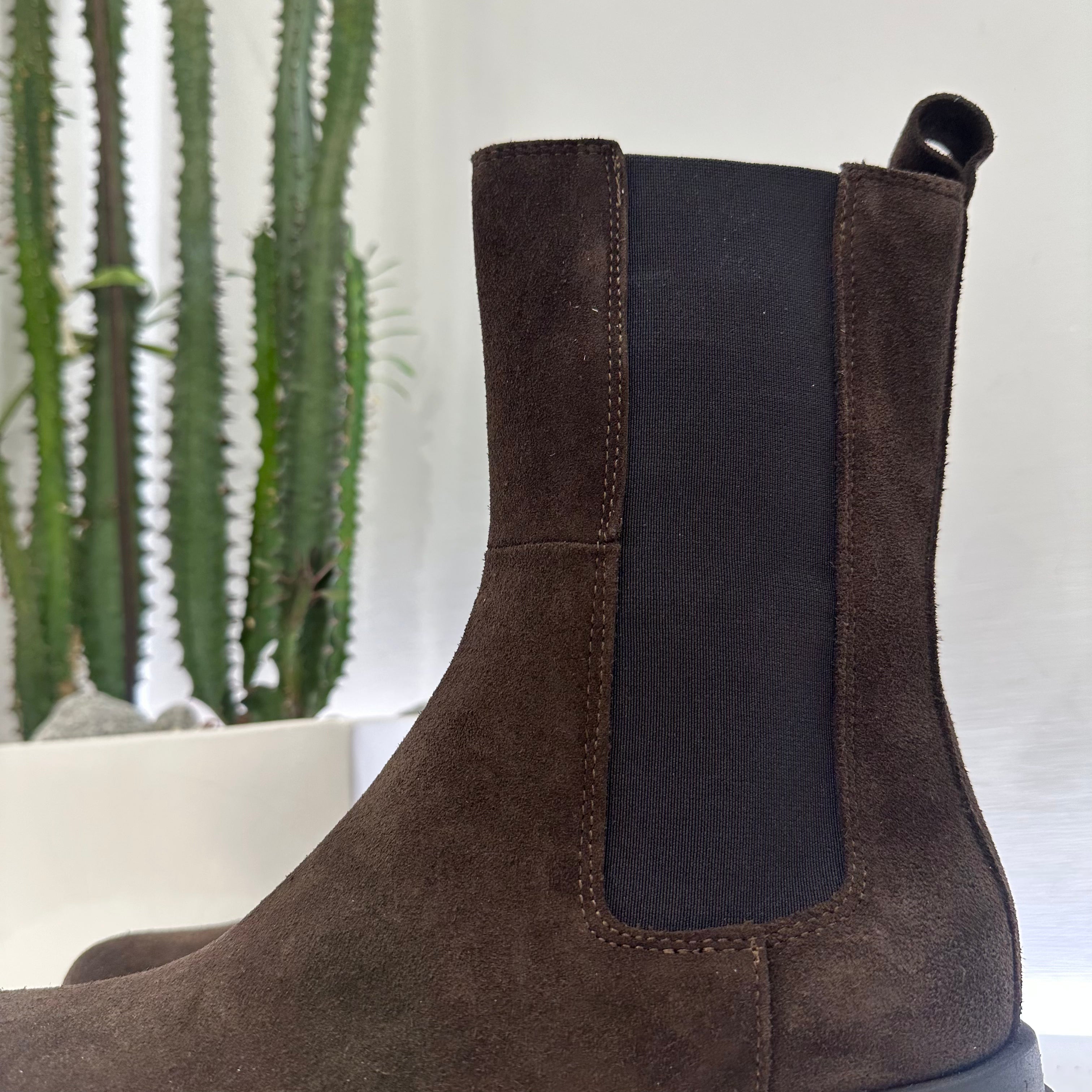 Stivaletto beatles SUEDE  MORO