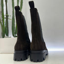 Stivaletto beatles SUEDE  MORO