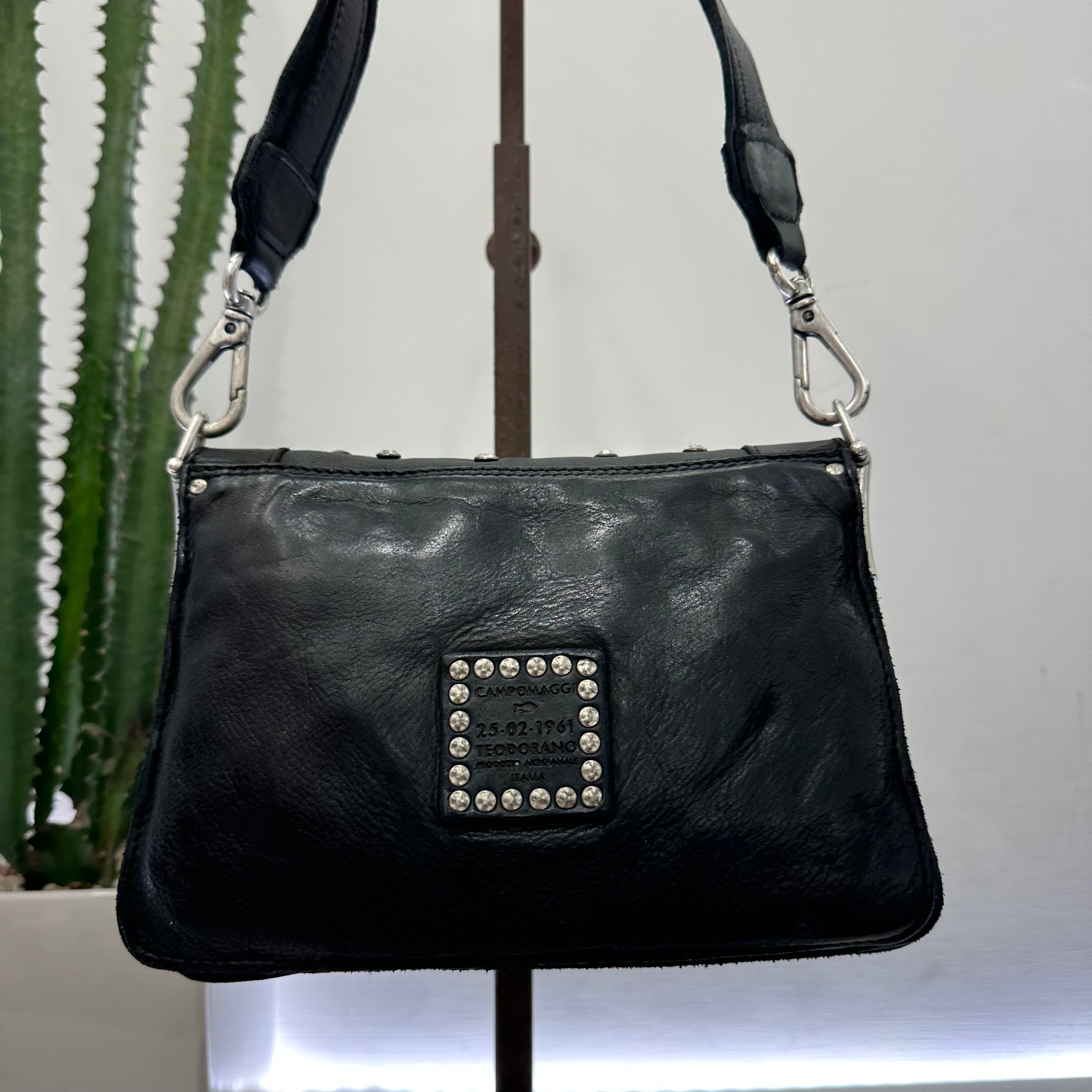 Campomaggi borsa Agnese nera STRASS