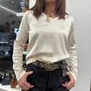 Kikisix camicia SCOLLO A V burro