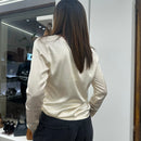 Kikisix camicia SCOLLO A V burro