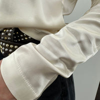 Kikisix camicia SCOLLO A V burro