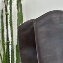 Enjoy stivale ANNA gambale tubo in nappa invecchiata moro