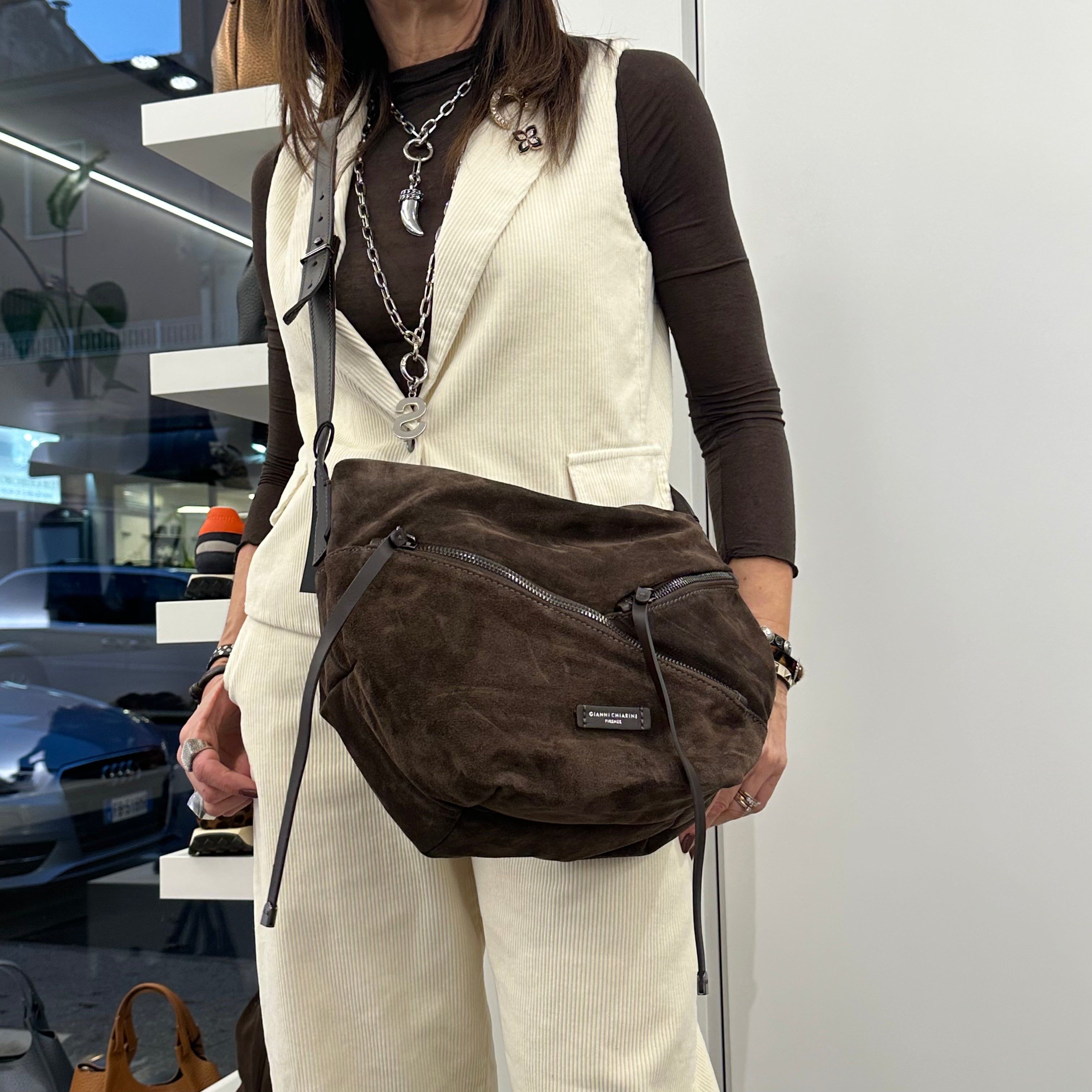 Gianni Chiarini borsa SHANIA moka